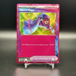 Hero's Cape 152/162 Ace Spec Holo Rare S & V Temporal Forces Pokemon Card TCG - Image 1