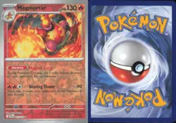 MAGMORTAR 021/159 RARE JOURNEY TOGETHER POKEMON REVERSE HOLO NEAR MINT - Image 3
