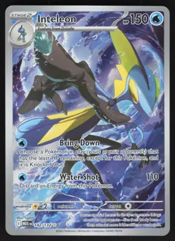 Inteleon - 142/132 Illustration Rare142/132ME01: Mega EvolutionNM - Image 1
