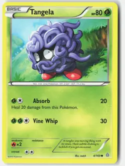 Tangela 4/160 Common Primal Clash Pokemon Near Mint - Image 1