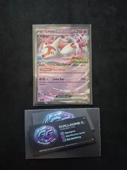 CARTE POKEMON LATIAS EX 076/191 PROMO STAMP EXCLU LA GRANDE RECREE FR - Image 1
