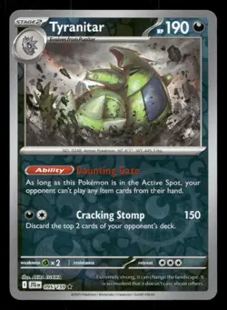 Tyranitar 095/159 Journey Together Reverse Holo NM/M Pokemon - Image 1