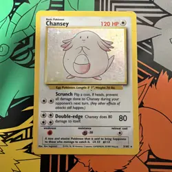 Chansey 3/102 Holo Holo Rare Base Set Unlimited 1999 Pokemon C - Image 1