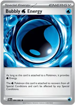 Bubbly Water Energy - 084/086 - Holo Rare - Pokemon Chaos Rising - Image 1