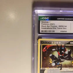 2021 Pokemon Celebrations ETB Greninja SWSH144 CGC 10 - Image 5