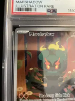 Pokemon TCG Marshadow Mega Evolution Illustration Rare 146/132 PSA 9 - Image 2