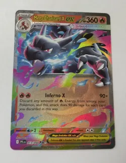 Mega Charizard X ex 13/94 Phantasmal Flames Double Rare Pokemon TCG - Image 1
