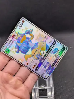 Lucario GX SV64/SV94 Hidden Fates Holo Full Art Pokemon Card *MINT* - Image 3