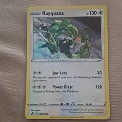 Pokemon Company Rayquaza SWSH029 Promo Pixel Cosmos Holo Basic 130 HP English - Image 1