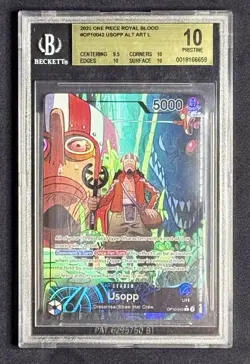 USOPP ALT ART L 2025 ONE PIECE CARD GAME ROYAL BLOOD OP10042 BGS 10 PRISTINE - Image 1