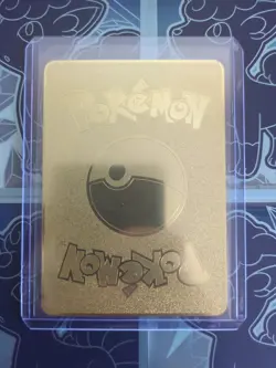 POKEMON - LUGIA WITH THE STARRY NIGHT - VAN GOGH - GOLD METAL CARD - CUSTOM CARD - Image 2