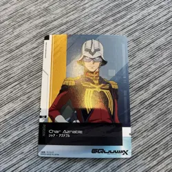 Gundam Char Aznable 012 SR Trading Card Anime Character - Image 2