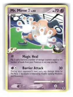 Mr. Mime E4 28/111 Rare Rising Rivals Pokemon Lightly Played - Image 1