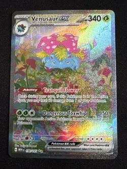 Venusaur 198/165 Scarlet & Violet 151 MEW -Near Mint- Pokemon TCG - Image 1