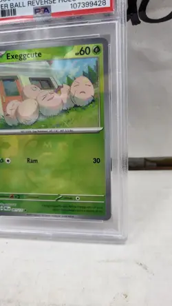 2025 EXEGGCUTE MASTER BALL REVERSE HOLO PRISMATIC EVOLUTIONS POKEMON PSA 10 #001 - Image 3