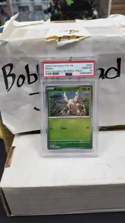 2025 PINSIR MASTER BALL REVERSE HOLO PRISMATIC EVOLUTIONS POKEMON PSA 10 #003 - Image 1