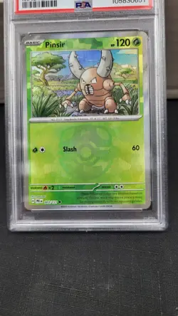 2025 PINSIR MASTER BALL REVERSE HOLO PRISMATIC EVOLUTIONS POKEMON PSA 10 #003 - Image 5