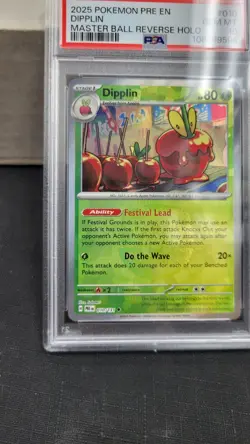 2025 DIPPLIN MASTER BALL REVERSE HOLO PRISMATIC EVOLUTIONS POKEMON PSA 10 #010 - Image 4