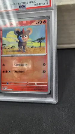 2025 LITLEO MASTER BALL REVERSE HOLO PRISMATIC EVOLUTIONS POKEMON PSA 10 #015 - Image 3