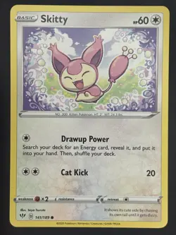 Skitty 141/189 Pokemon Darkness Ablaze Common - Image 1