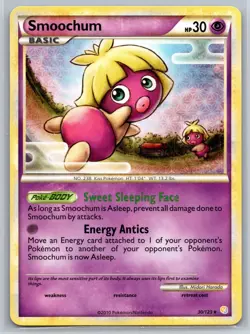 LP Smoochum 30/123 Rare HeartGold & SoulSilver Pokemon 2010 - Image 1