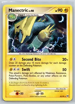 MP Manectric 22/99 Rare Arceus Pokemon 2009 - Image 1