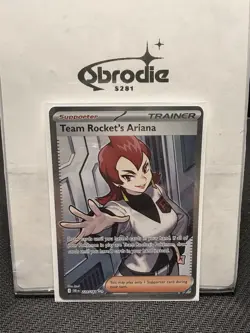 The Pokemon Company Team Rocket's Ariana 224/182 Sv10 Ultra Rare Holo Eng FA - Image 2