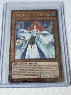 Revealer of the Ice Barrier (Platinum Secret Rare) RA03-EN028 Quarter Century... - Image 1