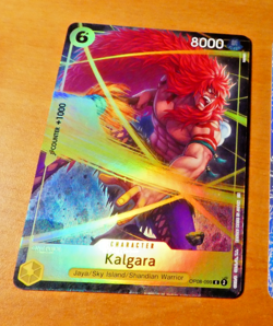 ONE PIECE ENGLISH CARD HOLO GAME CARTE Kalgara OP08-099 ALT EN NM - Image 1