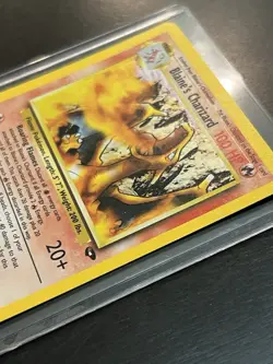 Blaine's Charizard Gym Challenge Holo Rare 2/132 English Pokemon LP - Image 2