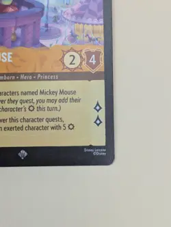 Disney Lorcana Fabled Minnie Mouse Sweetheart Princess 5/204 NM Super Rare - Image 3