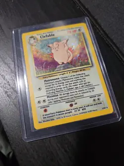 Clefable Jungle Set Holo - No Symbol Error Card 1/64 Pokemon - Image 3