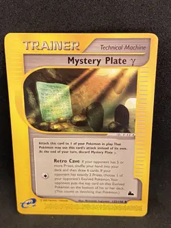Mystery Plate Gamma 135/144 Trainer Card - NM see pix - Image 1