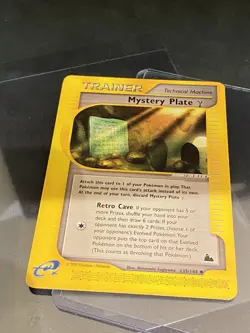 Mystery Plate Gamma 135/144 Trainer Card - NM see pix - Image 3