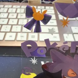 2024 Pokemon Center Exclusive Gengar Halloween Promo Clear Card Pokemaze 2024 - Image 4