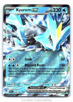 Kyurem EX 028/086 - Black Bolt - Pokemon Card - Near Mint - Image 1