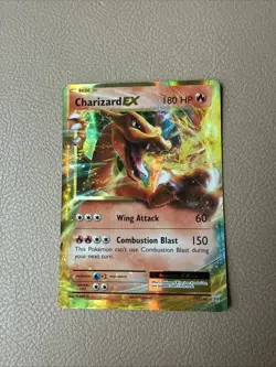 Pokemon Charizard EX Ultra Rare Holo Basic Card 12/108 2016 - Image 1