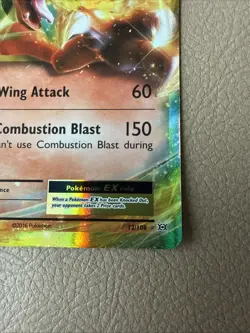 Pokemon Charizard EX Ultra Rare Holo Basic Card 12/108 2016 - Image 4