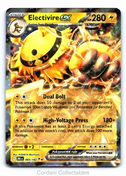 Electivire EX 069/182 - Destined Rivals - Pokemon Card - Near Mint - Image 1