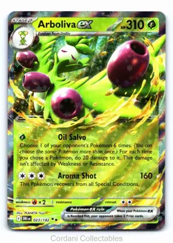 Arboliva EX 023/182 - Destined Rivals - Pokemon Card - Near Mint - Image 1