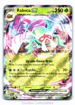 Rabsca EX 025/182 - Destined Rivals - Pokemon Card - Near Mint - Image 1