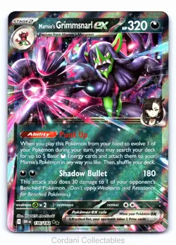 Marnie's Grimmsnarl EX 136/182 - Destined Rivals - Pokemon Card - Near Mint - Image 1