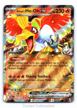 Ethan's Ho-Oh EX 039/182 - Destined Rivals - Pokemon Card - Near Mint - Image 1