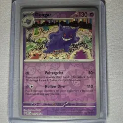 Pokemon Gengar TCG Reverse Holo Card 94/165 Scarlet & Violet 151 LP - Image 1