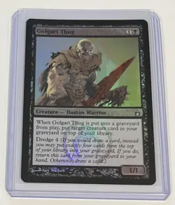 *foil GOLGARI THUG Ravnica City of Guilds MTG Magic the Gathering - Image 1