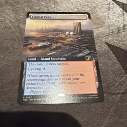 Coastal Peak (Extended Art) 467 MTG MSC Commander: Marvel Super Heroes Regular - Image 1