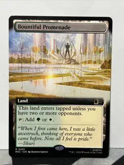 Bountiful Promenade (Extended Art) - Commander: Marvel Super Heroes (MSC) - Image 1