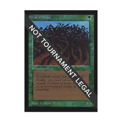 WOTC MtG International Ed. Wall of Wood (C) NM - Image 1