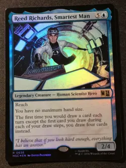 Reed Richards, Smartest Man - Foil - MSC - MTG - NM - EN - 0636 - Image 1