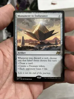 Magic: The Gathering Monument to Endurance Artifact Rare DFT 237 Regular English - Image 1